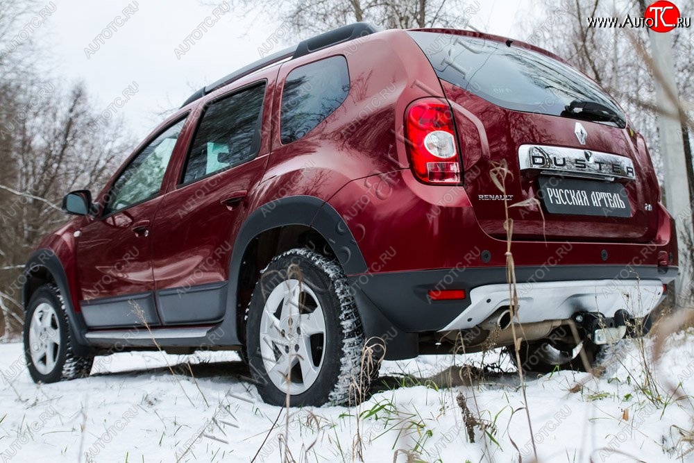 7 999 р. Диффузор заднего бампера RA Renault Duster HS дорестайлинг (2010-2015)  с доставкой в г. Кемерово