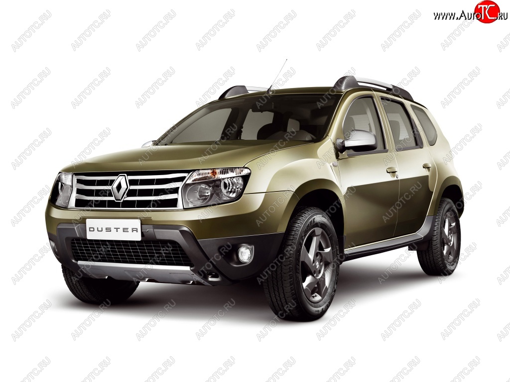 5 999 р. Передний бампер Стандартный (с отверстиями под ПТФ) Renault Duster HS дорестайлинг (2010-2015) (Неокрашенный)  с доставкой в г. Кемерово