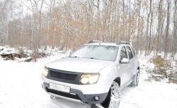 4 599 р. Решётка радиатора DM-Style  Renault Duster  HS (2010-2015) дорестайлинг (Без сетки, Неокрашенная глянец (под окраску))  с доставкой в г. Кемерово. Увеличить фотографию 5