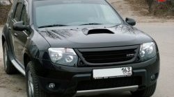 4 399 р. Решётка радиатора Next №2 Renault Duster HS рестайлинг (2015-2021) (Неокрашенная)  с доставкой в г. Кемерово. Увеличить фотографию 2