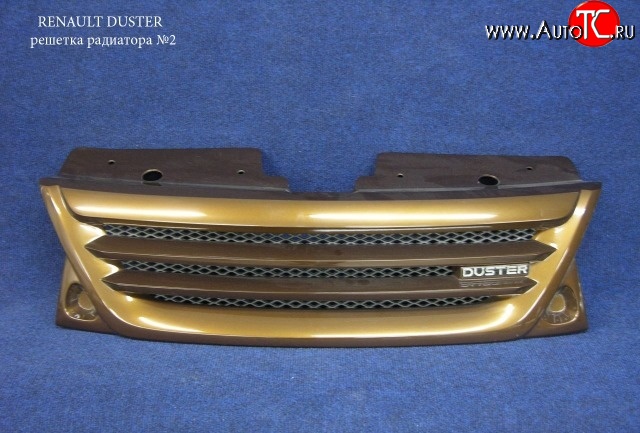 4 399 р. Решётка радиатора Next №2 Renault Duster HS рестайлинг (2015-2021) (Неокрашенная)  с доставкой в г. Кемерово