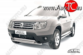 13 499 р. Защита переднего бампера Arbori  Renault Duster  HS (2010-2015) дорестайлинг  с доставкой в г. Кемерово
