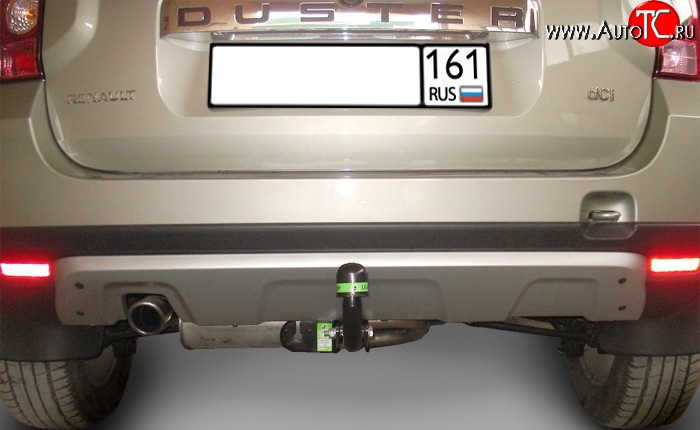 143 999 р. Фаркоп Лидер Плюс Renault Duster HS дорестайлинг (2010-2015) (Без электропакета)  с доставкой в г. Кемерово