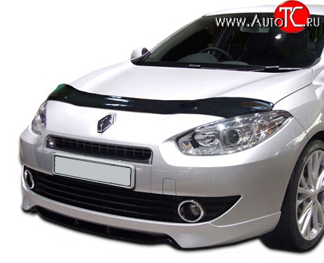 2 799 р. Дефлектор капота NovLine Renault Fluence дорестайлинг (2010-2012)  с доставкой в г. Кемерово