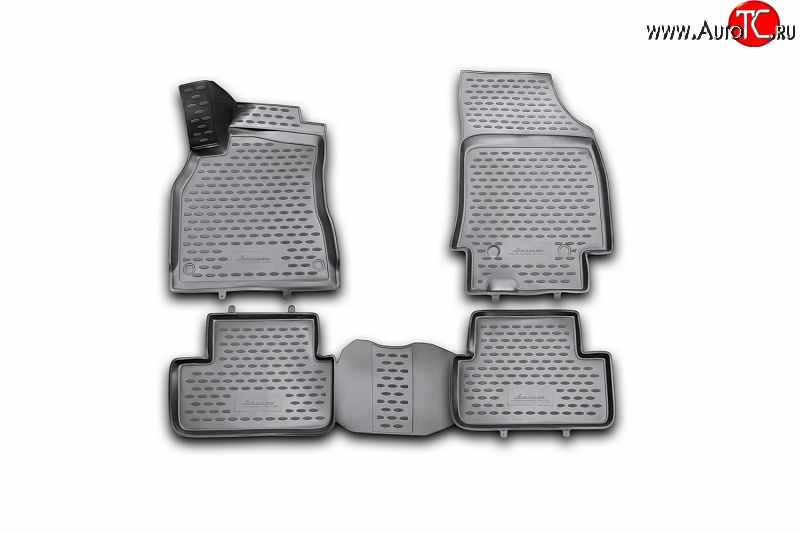2 589 р. Коврики в салон Element 4 шт. (полиуретан) (3D)  Renault Fluence (2010-2012) дорестайлинг  с доставкой в г. Кемерово