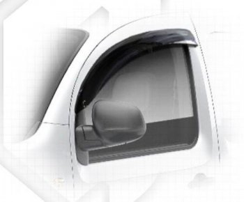 Дефлектора окон CA-Plastic Renault Kangoo KW0 рестайлинг (2013-2016) (Classic полупрозрачный)