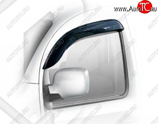 2 159 р. Дефлектора окон CA-Plastic Renault Kangoo KW0 дорестайлинг (2008-2013) (Classic полупрозрачный)  с доставкой в г. Кемерово