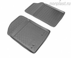 Комплект ковриков в салон Norplast Unidec (передние) Renault Kangoo  KC (1997-2007) 1- дорестайлинг, рестайлинг (черные)