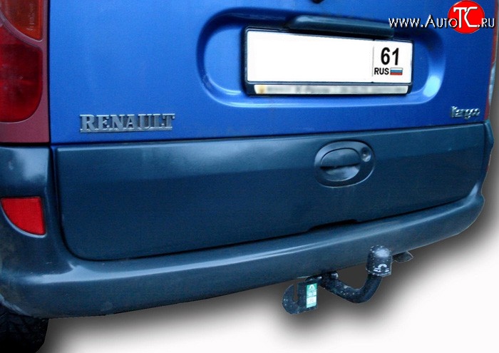 8 549 р. Фаркоп Лидер Плюс  Renault Kangoo  KC (1997-2007) 1- дорестайлинг, рестайлинг (Без электропакета)  с доставкой в г. Кемерово