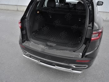 2 099 р. Накладка защитная на задний бампер Russtal (лист нерж зеркальный) Renault Koleos 2 (2016-2025)  с доставкой в г. Кемерово. Увеличить фотографию 3