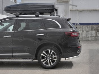 17 849 р. Защита заднего бампера (Ø63 мм уголки, нержавейка) SLITKOFF  Renault Koleos  2 (2016-2025)  с доставкой в г. Кемерово. Увеличить фотографию 3