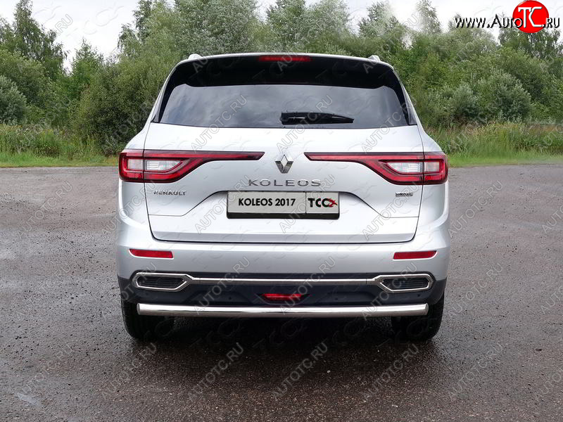 15 999 р. Защита заднего бампера ТСС (нержавейка d60,3)  Renault Koleos  2 (2016-2025)  с доставкой в г. Кемерово