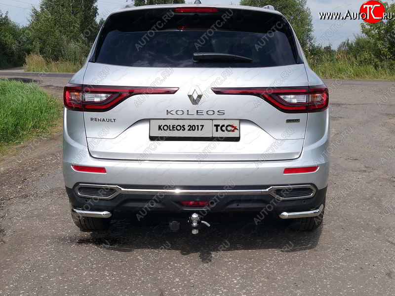 9 799 р. Фаркоп (тягово-сцепное устройство) TCC Renault Koleos 2 (2016-2025) (Оцинкованный, шар E)  с доставкой в г. Кемерово
