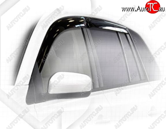 2 079 р. Дефлектора окон CA-Plastiс Renault Koleos Phase 1 (2007-2011) (Classic полупрозрачный, Без хром.молдинга)  с доставкой в г. Кемерово