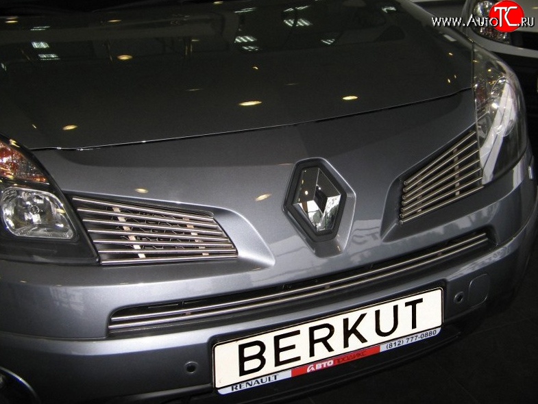 5 799 р. Декоративная вставка решетки радиатора Berkut Renault Koleos Phase 1 (2007-2011)  с доставкой в г. Кемерово