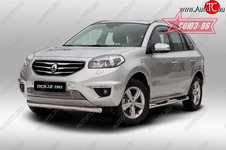 5 039 р. Декоративный элемент воздухозаборника Souz-96 (d10) Renault Koleos 1 Phase 2 (2011-2013)  с доставкой в г. Кемерово