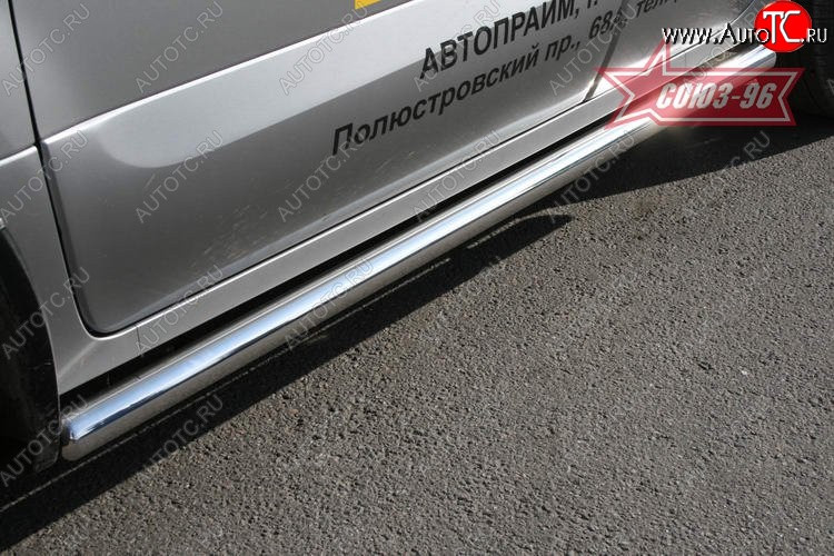 14 399 р. Защита порогов Souz-96 (d60) Renault Koleos Phase 1 (2007-2011)  с доставкой в г. Кемерово