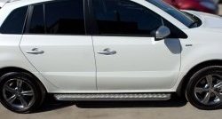 24 649 р. Широкая защита порогов (рестайлинг) SLITKOFF Renault Koleos Phase 1 (2007-2011)  с доставкой в г. Кемерово. Увеличить фотографию 2