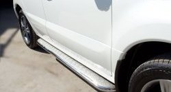 Широкая защита порогов (рестайлинг) SLITKOFF Renault Koleos ( 1) (2007-2016) Phase 1, Phase 2, Phase 3
