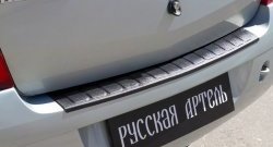 1 129 р. Защитная накладка на задний бампер RA Renault Logan 1 дорестайлинг (2004-2010)  с доставкой в г. Кемерово. Увеличить фотографию 3