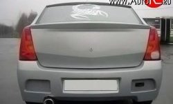 2 699 р. Лип спойлер Street Renault Logan 1 дорестайлинг (2004-2010) (Неокрашенный)  с доставкой в г. Кемерово. Увеличить фотографию 2