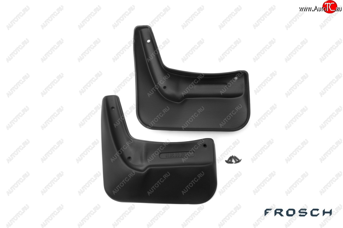 4 799 р. Брызговики задние (установка без подкрылок) Frosch Renault Logan 1 дорестайлинг (2004-2010)  с доставкой в г. Кемерово