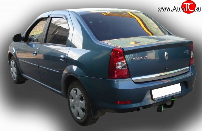 61 999 р. Фаркоп Лидер Плюс Renault Logan 1 дорестайлинг (2004-2010) (Без электропакета)  с доставкой в г. Кемерово