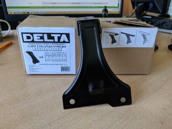 Комплект универсальных стоек багажника DELTA (в штатные места, для всех видов аэродинамических реек)  