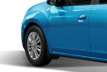 4 799 р. Брызговики передние Frosch Renault Logan 1 рестайлинг (2010-2016)  с доставкой в г. Кемерово. Увеличить фотографию 2
