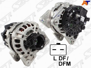 10 699 р. Генератор SAT (12V, 90A)  Renault Duster  HS (2010-2021), Renault Logan ( 1,  2) (2004-2025), Renault Logan Stepway (2018-2025), Renault Sandero  (BS) (2009-2014), Renault Sandero Stepway  (BS) (2010-2014), Renault Symbol  седан (2008-2012), Лада Ларгус (2012-2025)  с доставкой в г. Кемерово. Увеличить фотографию 1