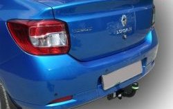 153 999 р. Фаркоп Лидер Плюс Renault Logan 2 дорестайлинг (2014-2018) (Без электропакета)  с доставкой в г. Кемерово. Увеличить фотографию 3