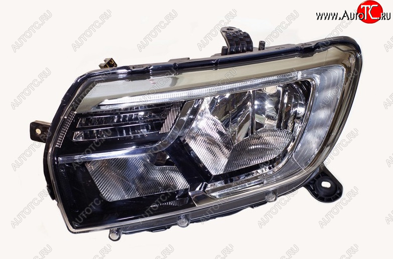 8 649 р. Левая фара передняя (LED, механический корректор) ASP MENSAN Renault Sandero (B8) рестайлинг (2018-2025)  с доставкой в г. Кемерово