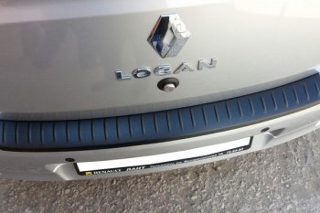 Защитная накладка заднего бампера Тюн-Авто Renault Logan  2 (2014-2018) дорестайлинг