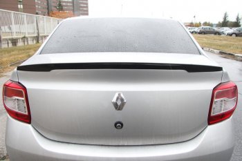 7 749 р. Лип спойлер Yuago Renault Logan 2 рестайлинг (2018-2025) (неокрашенный)  с доставкой в г. Кемерово. Увеличить фотографию 4