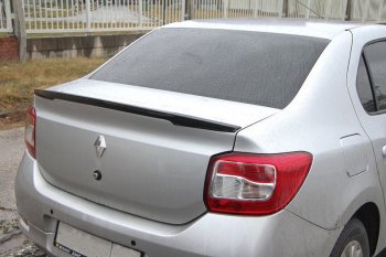 7 749 р. Лип спойлер Yuago Renault Logan 2 рестайлинг (2018-2025) (неокрашенный)  с доставкой в г. Кемерово. Увеличить фотографию 6