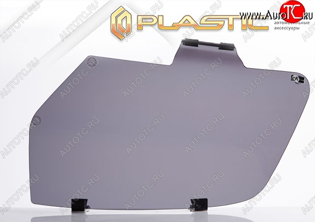 1 899 р. Защита фар CA-Plastic/  Renault Logan  2 (2014-2018) дорестайлинг (Classic полупрозрачный)  с доставкой в г. Кемерово