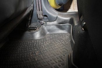 1 899 р. Накладки на ковролин АртФорм Renault Logan 2 дорестайлинг (2014-2018) (Задние)  с доставкой в г. Кемерово. Увеличить фотографию 2