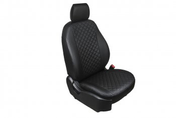 Чехлы для сидений SeiNtex (экокожа) Renault Logan  2 (2014-2018) дорестайлинг