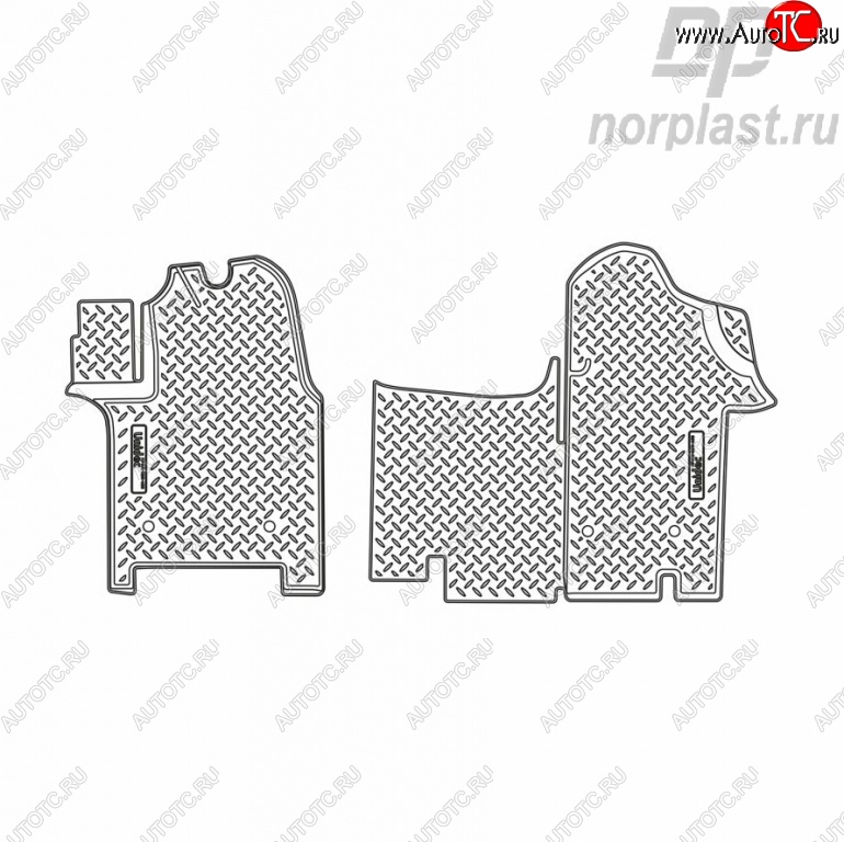 1 899 р. Комплект ковриков в салон Norplast  Renault Master  FV,JV (2010-2018) фургон дорестайлинг, фургон 1-ый рестайлинг  с доставкой в г. Кемерово