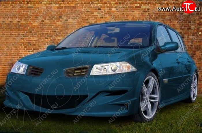 28 999 р. Передний бампер R1 Renault Megane универсал  рестайлинг (2006-2009)  с доставкой в г. Кемерово