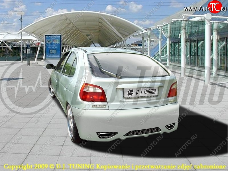 25 699 р. Задний бампер D.J. Renault Megane BA,LA хэтчбэк 5 дв. дорестайлинг (1995-1999)  с доставкой в г. Кемерово