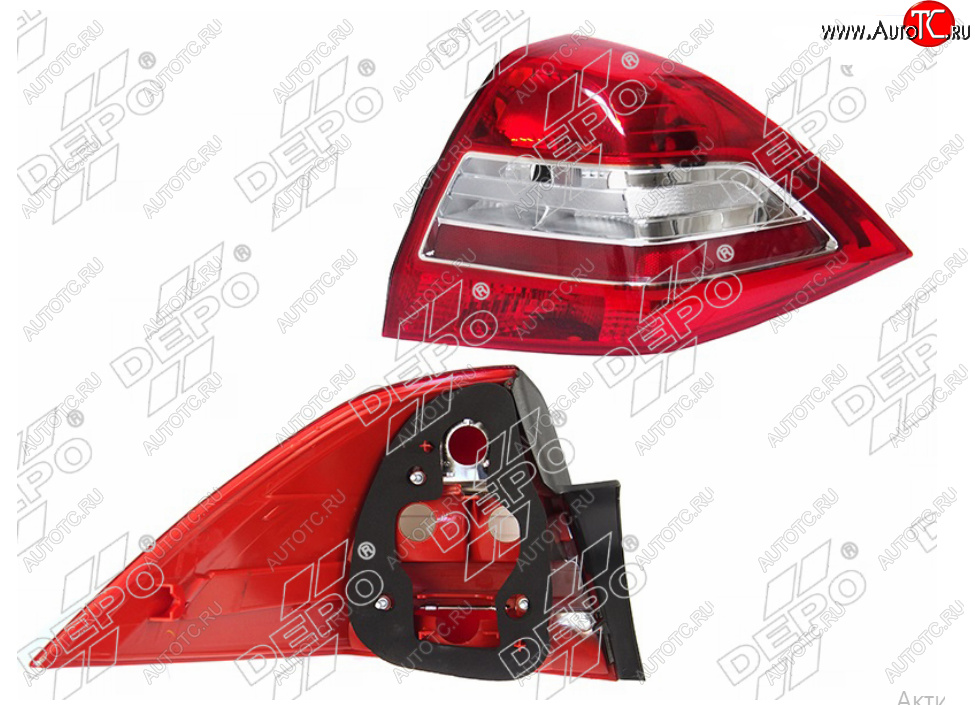 6 599 р. Правый фонарь задний DEPO  Renault Megane  седан (2006-2009)  рестайлинг  с доставкой в г. Кемерово