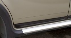 2 879 р. Молдинги дверей RA (узкие, комплект) Renault Sandero (BS) (2009-2014) (Поверхность шагрень)  с доставкой в г. Кемерово. Увеличить фотографию 4