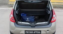 1 199 р. Защитная накладка на задний бампер RA Renault Sandero (BS) (2009-2014)  с доставкой в г. Кемерово. Увеличить фотографию 2