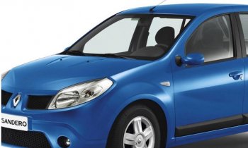 Переднее левое крыло (с отв. под повторитель) Стандартное Renault Sandero (BS) (2009-2014) (Окрашенное)