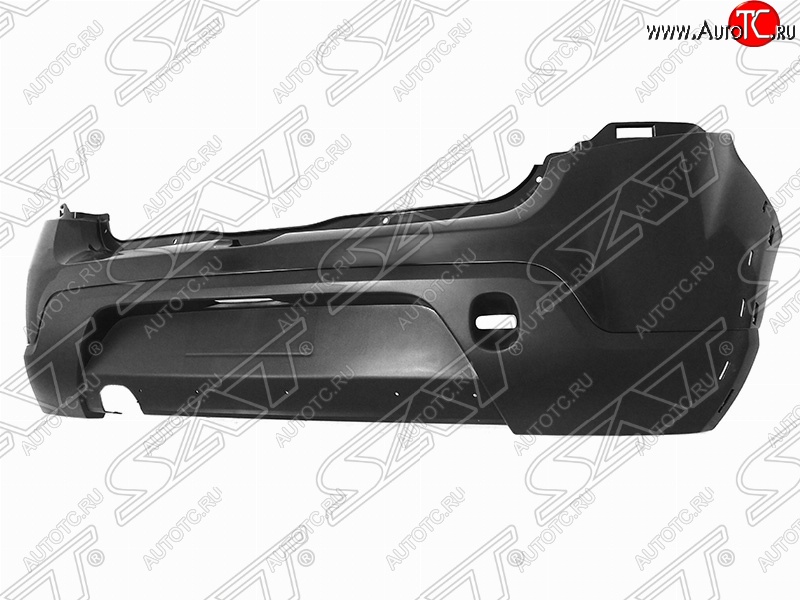 7 799 р. Задний бампер STEPWAY SAT  Renault Sandero Stepway  (BS) (2010-2014) (Неокрашенный)  с доставкой в г. Кемерово