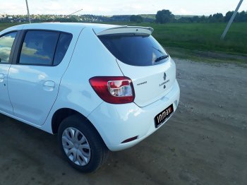6 499 р. Спойлер INMAX  Renault Sandero  (B8) - Sandero Stepway  (B8) (неокрашенный)  с доставкой в г. Кемерово. Увеличить фотографию 12
