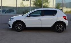 3 699 р. Комплект накладок на арки KART RS NEW Renault Sandero (B8) дорестайлинг (2014-2018) (Неокрашенные)  с доставкой в г. Кемерово. Увеличить фотографию 5
