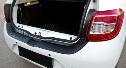 1 739 р. Накладка защитная на задний бампер RA Renault Sandero (B8) дорестайлинг (2014-2018)  с доставкой в г. Кемерово. Увеличить фотографию 3
