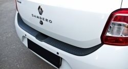 1 739 р. Накладка защитная на задний бампер RA Renault Sandero (B8) дорестайлинг (2014-2018)  с доставкой в г. Кемерово. Увеличить фотографию 4